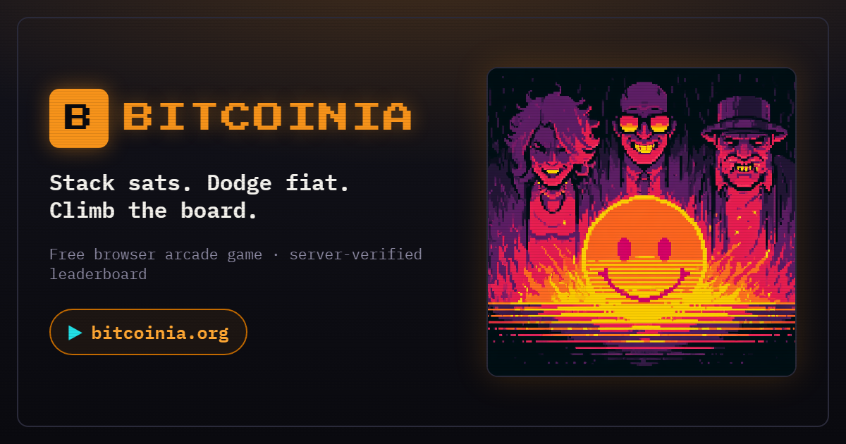 Bitcoinia default share card